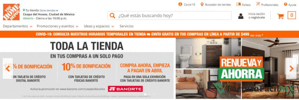 Facturación Home Depot en Línea de Tickets 6 Facturación Home Depot en Línea de Tickets