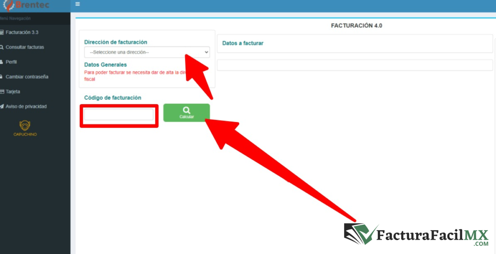 Facturación Coesgal en Línea de Tickets 9 Facturación Coesgal en Línea de Tickets
