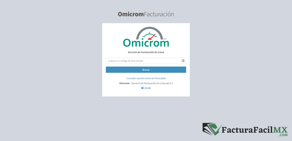Facturación Omicrom en Línea de Tickets 6 Facturación Omicrom en Línea de Tickets