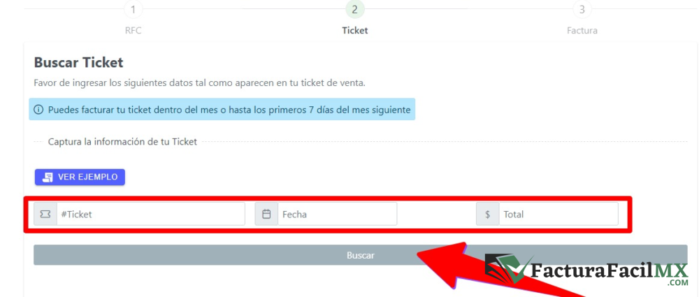 Facturación Rolcar en Línea de Tickets 9 Facturación Rolcar en Línea de Tickets