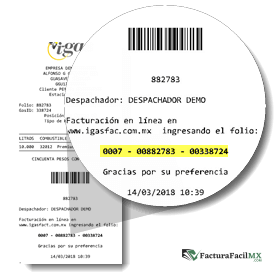 Facturación IGas Fac en Línea de Tickets 7 Facturación IGas Fac en Línea de Tickets
