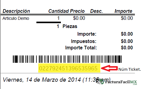 Facturación Gersa en Línea de Tickets 7 Facturación Gersa en Línea de Tickets