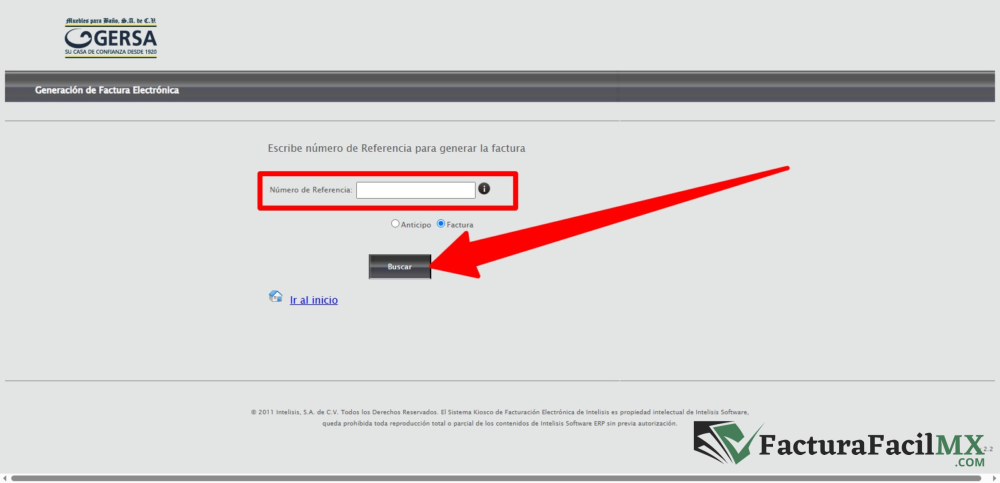 Facturación Gersa en Línea de Tickets 8 Facturación Gersa en Línea de Tickets