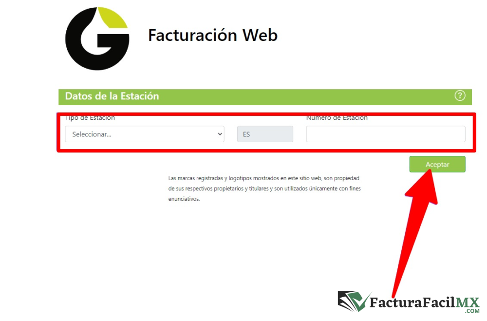 Facturación GL Gasolineras en Línea de Tickets
