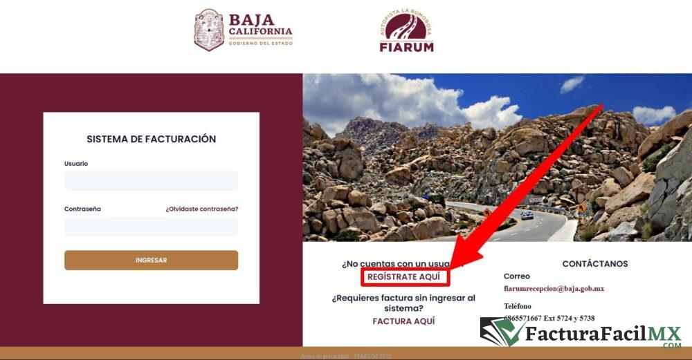 Facturación FIARUM (Autopista La Rumorosa) en Línea de Tickets 7 Facturación FIARUM (Autopista La Rumorosa) en Línea de Tickets