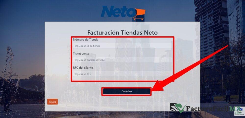 Facturación Tiendas Neto en Línea de Tickets 10 Facturación Tiendas Neto en Línea de Tickets