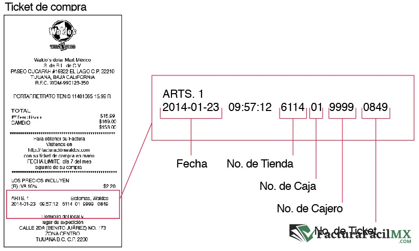 Facturación Waldos en Línea de Tickets 6 Facturación Waldos en Línea de Tickets