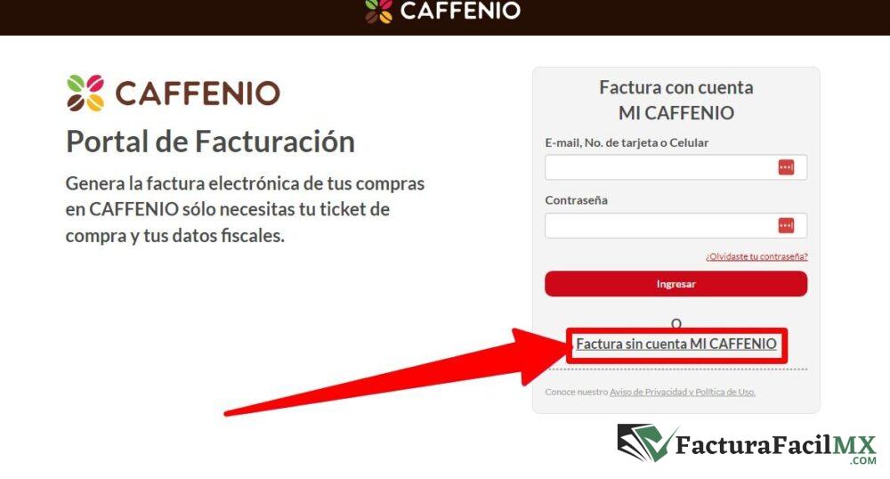 Facturación CAFFENIO en Línea de Tickets 7 Facturación CAFFENIO en Línea de Tickets