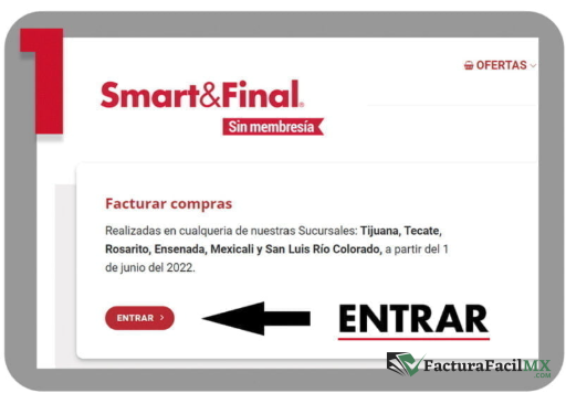 Facturación Smart & Final en Línea de Tickets 6 Facturación Smart & Final en Línea de Tickets