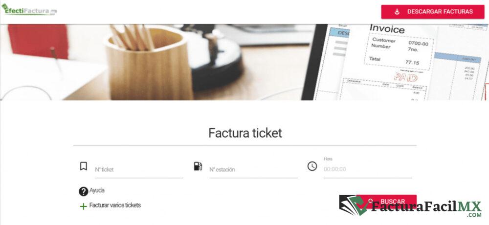 Facturación EfectiFactura en Línea de Tickets 6 Facturación EfectiFactura en Línea de Tickets