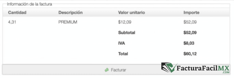 Facturación EfectiFactura en Línea de Tickets 9 Facturación EfectiFactura en Línea de Tickets