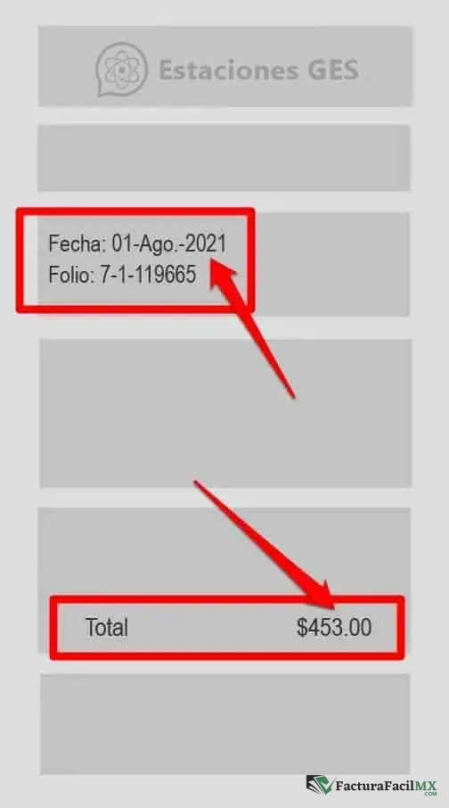 Facturación ESGES (Grupo GES) en Línea de Tickets 6 Facturación ESGES (Grupo GES) en Línea de Tickets