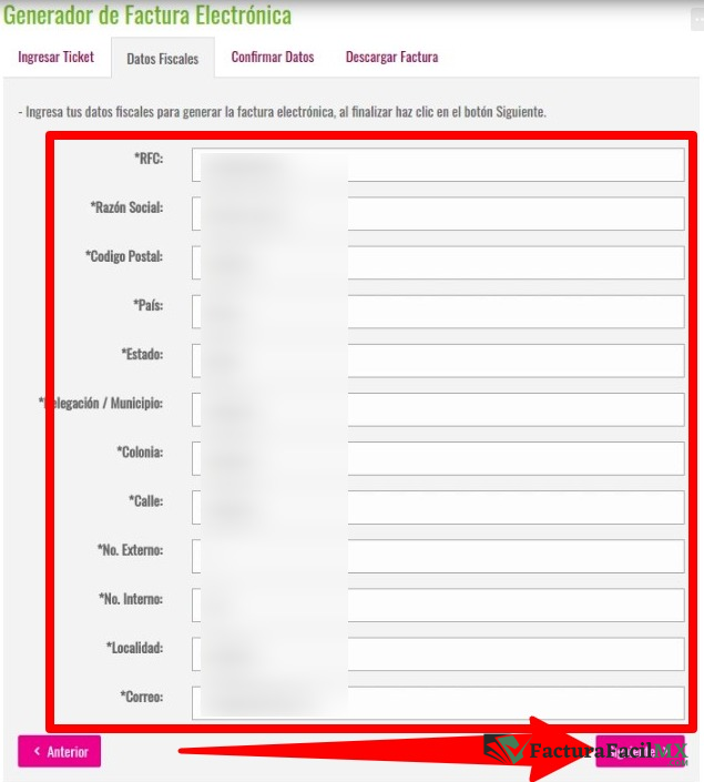 Facturación Rendichicas en Línea de Tickets 9 Facturación Rendichicas en Línea de Tickets