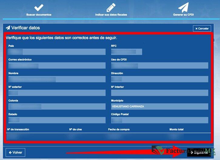 Facturación Cinépolis en Línea de Tickets 11 Facturación Cinépolis en Línea de Tickets