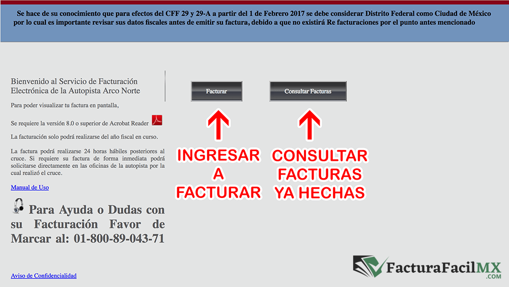 Facturación Autopista Guadalajara Tepic en Línea de Tickets 7 Facturación Autopista Guadalajara Tepic en Línea de Tickets