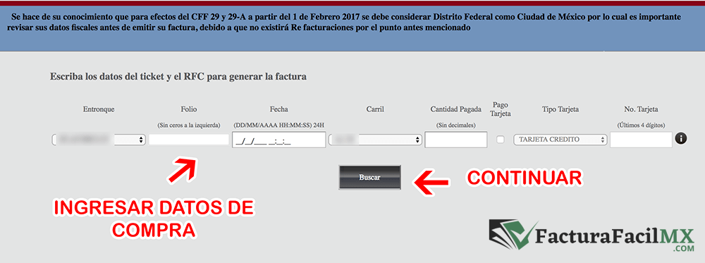 Facturación Autopista Guadalajara Tepic en Línea de Tickets 8 Facturación Autopista Guadalajara Tepic en Línea de Tickets