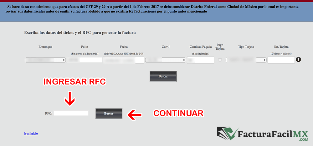 Facturación Autopista Guadalajara Tepic en Línea de Tickets 9 Facturación Autopista Guadalajara Tepic en Línea de Tickets