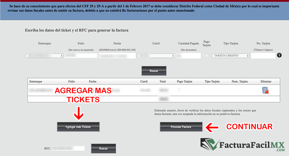 Facturación Autopista Guadalajara Tepic en Línea de Tickets 10 Facturación Autopista Guadalajara Tepic en Línea de Tickets