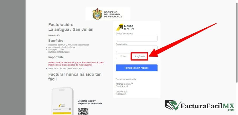 Facturación Caseta La Antigua en Línea de Tickets 7 Facturación Caseta La Antigua en Línea de Tickets