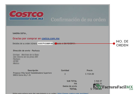 Facturación Costco en Línea de Tickets 6 Facturación Costco en Línea de Tickets