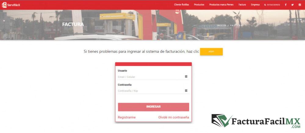 Facturación Servifácil en Línea de Tickets 7 Facturación Servifácil en Línea de Tickets
