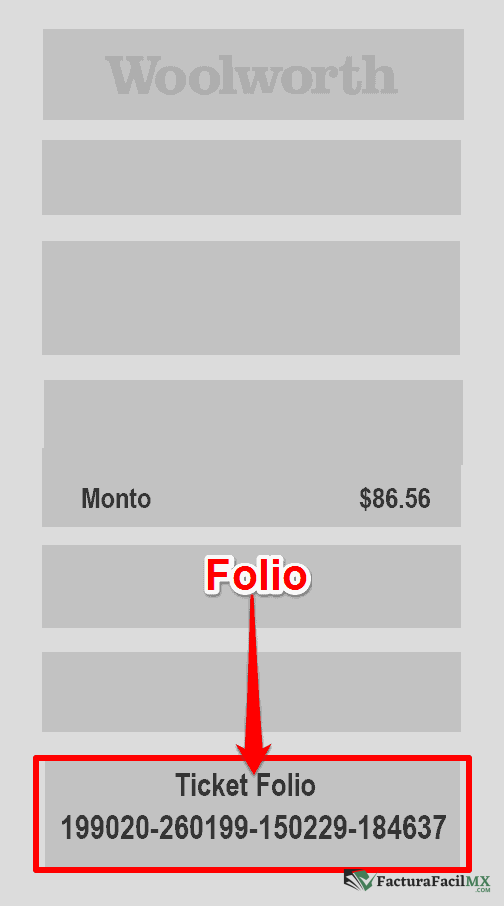 Facturación Woolworth en Línea de Tickets